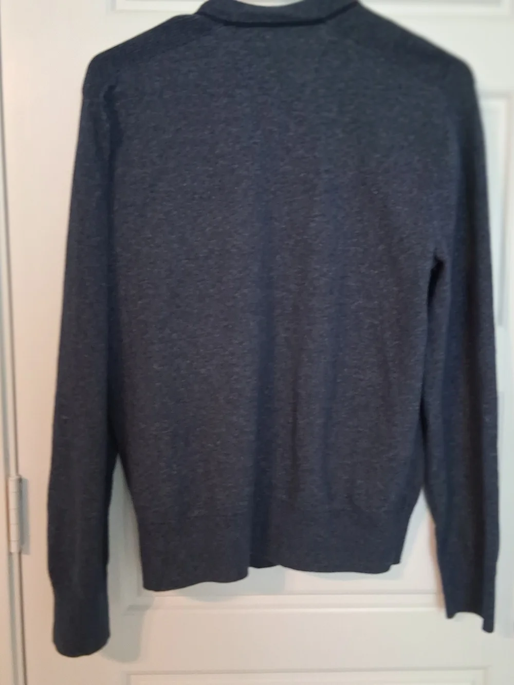 Banana Republic Men's Dark Navy Button-Front Cardigan 100% Cotton